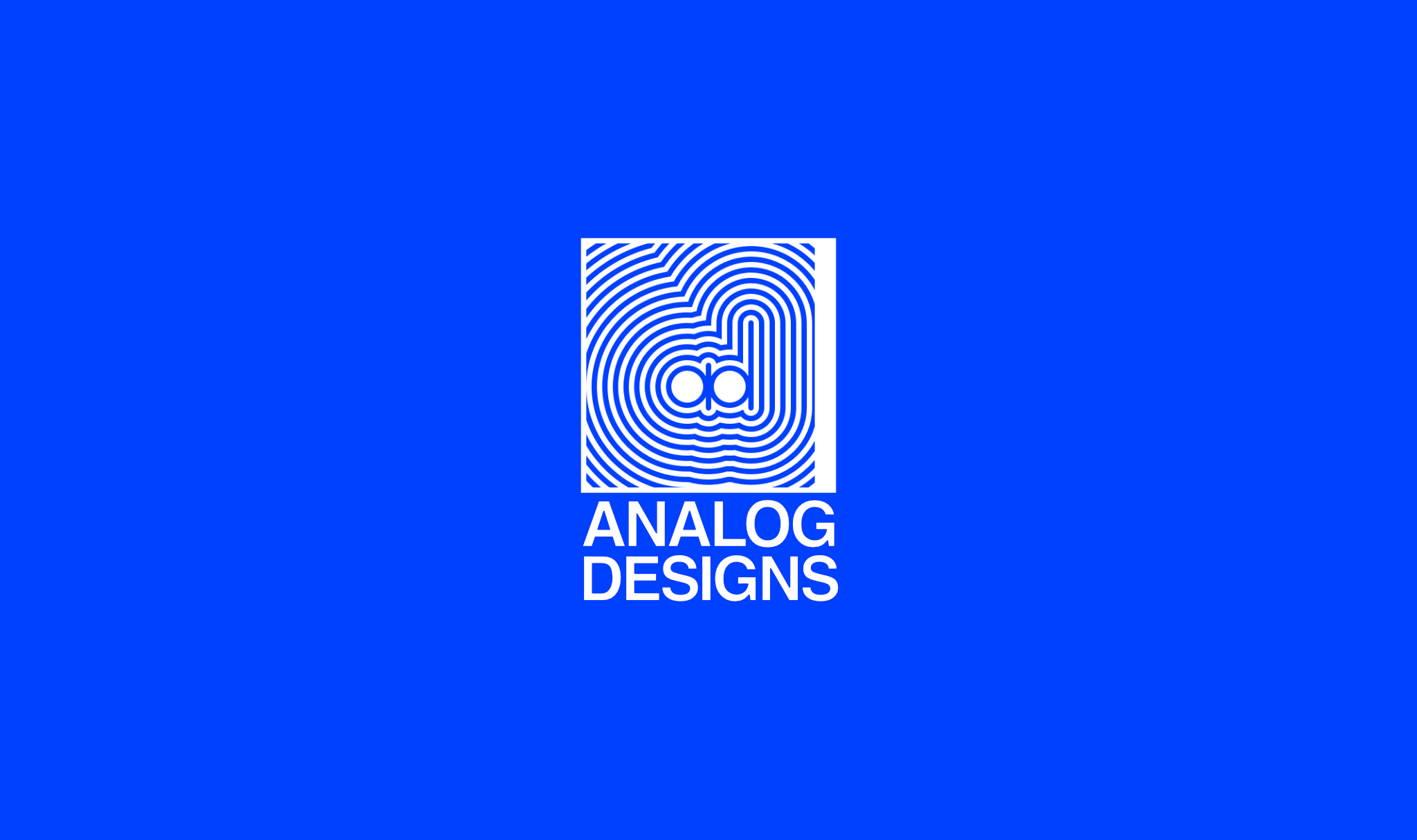 Analog Designs Stacked Logo Color, Alfred R. Duarte 2022 Analog Designs Stacked Logo Color, 2022