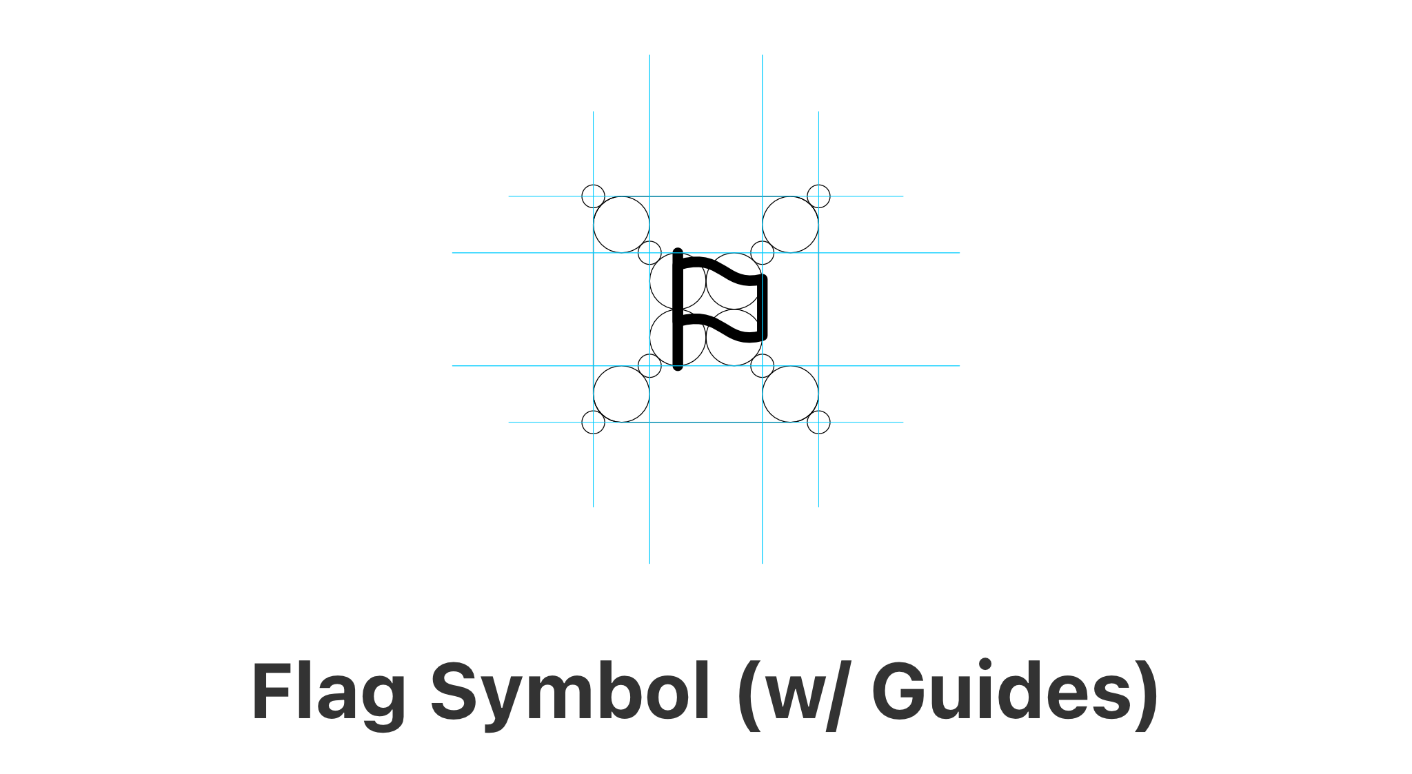 Flag Symbol with Guides – Analog Designs UI Styles Ⅰ, Alfred R. Duarte 2022 Flag Symbol with Guides – Analog Designs UI Styles Ⅰ, 2022