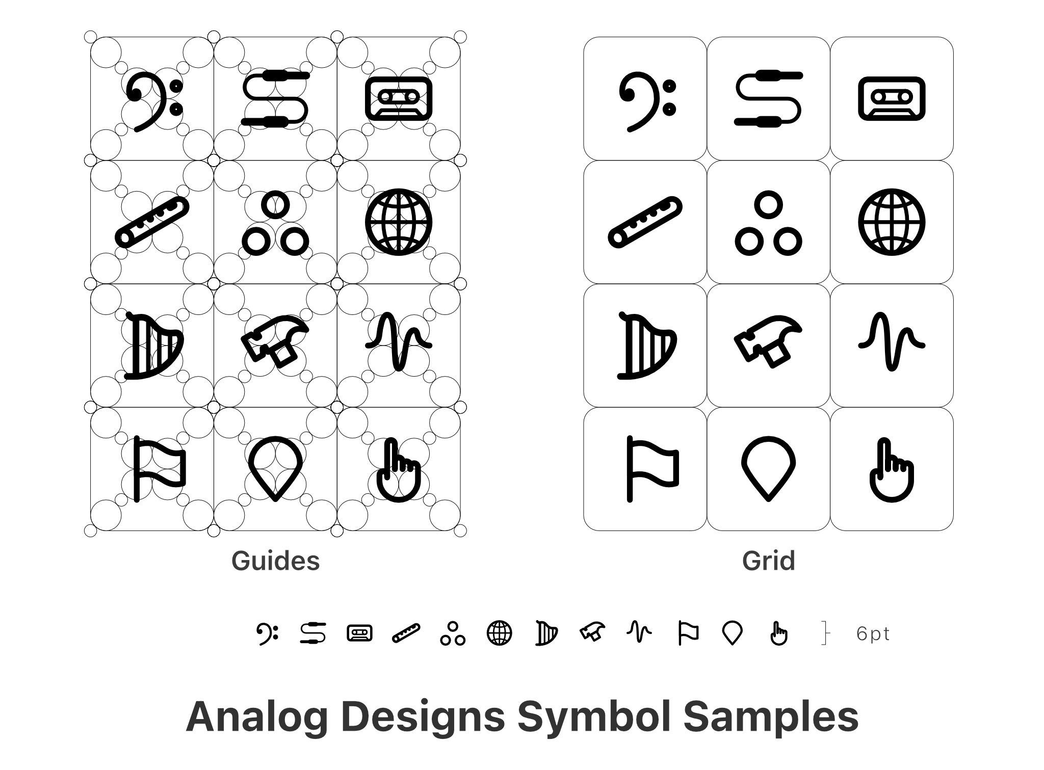 Symbol Samples – Analog Designs UI Styles Ⅰ, Alfred R. Duarte 2022 Symbol Samples – Analog Designs UI Styles Ⅰ, 2022