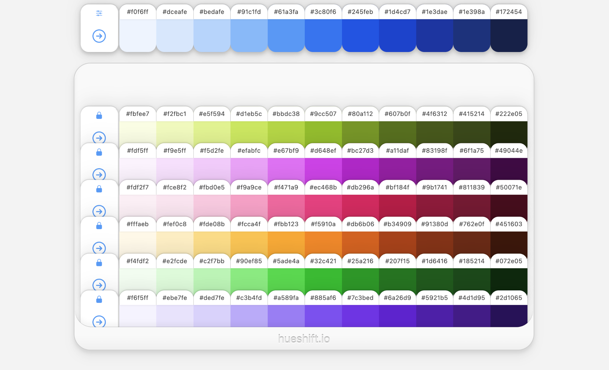 Swatch Drag & Drop on Hueshift Palette Board, Alfred R. Duarte 2023 Swatch Drag & Drop on Hueshift Palette Board, 2023