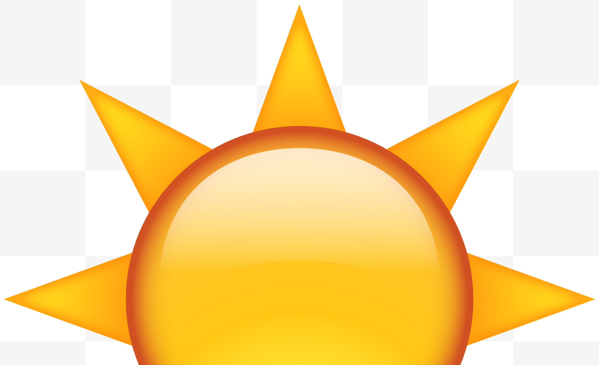 Sun Emoji Close-up, Alfred R. Duarte 2022 Sun Emoji Close-up, 2022